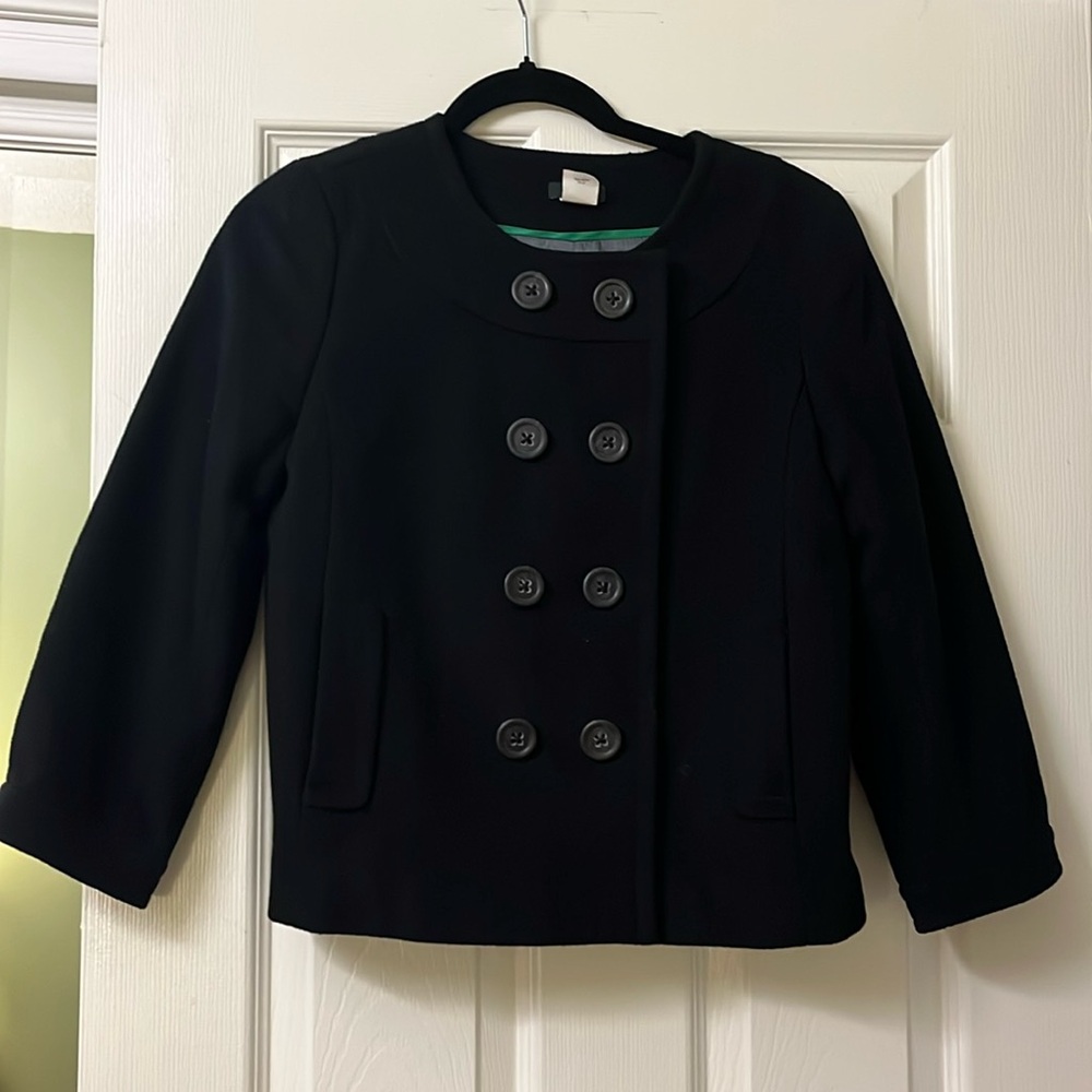 3/4 sleeve pea coat